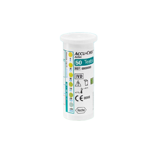 عبوة شرائط أكيو تشيك أكتيف Accu-Chek Active 50 شريطًا
