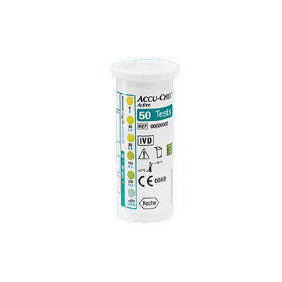 عبوة شرائط أكيو تشيك أكتيف Accu-Chek Active 50 شريطًا